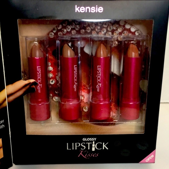 3 for $35 Kensie 💎 GLOSSY Lipstick KISSES 💎 X4 - Picture 4 of 6